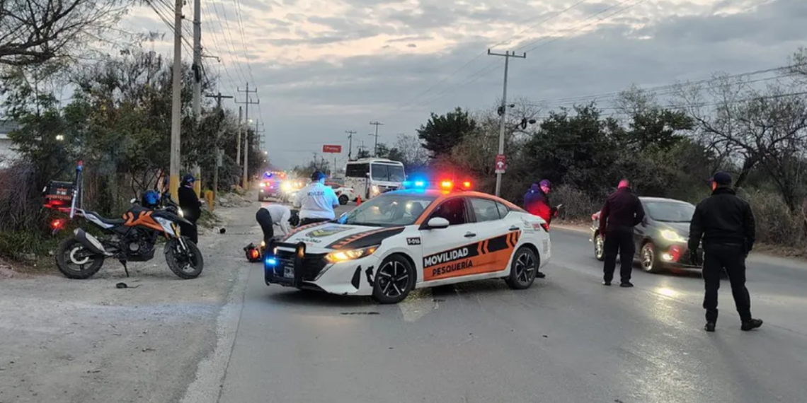 Atropello-en-pesquería-nuevo-león-motociclista - Regio Politica
