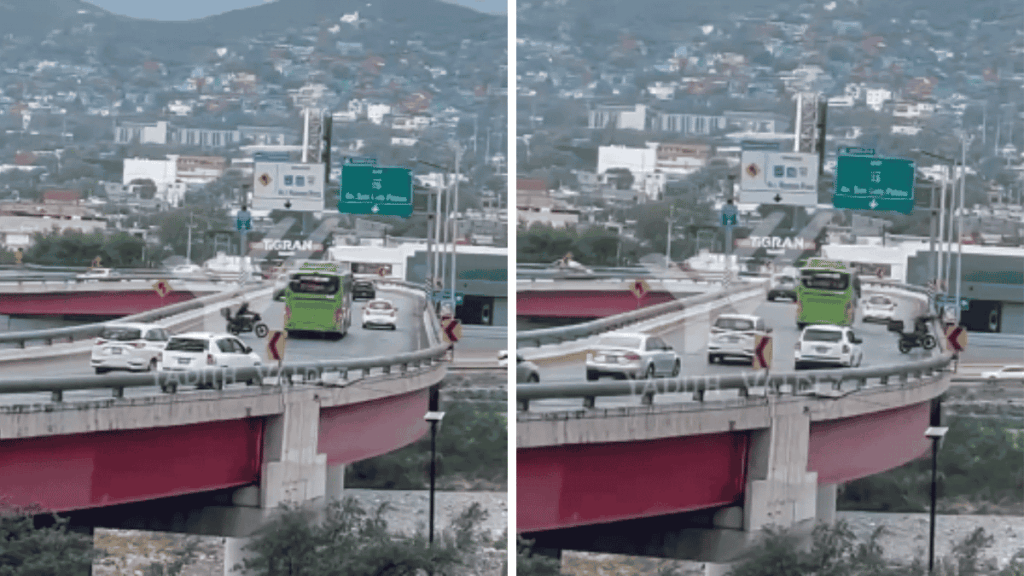 Motociclista Rescatado En Monterrey - Regio Política - Regio Politica